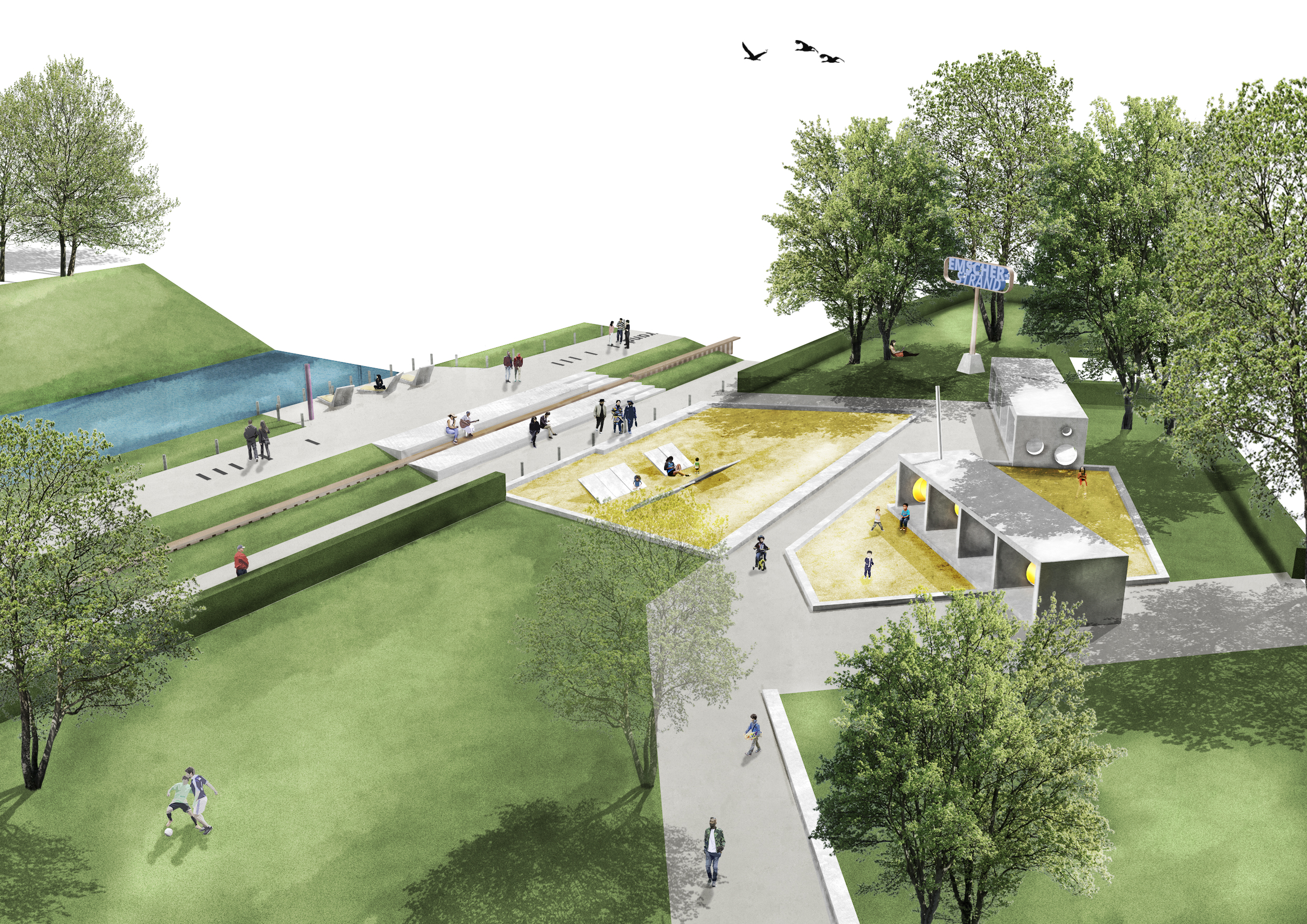 Promenade Emscherstrand